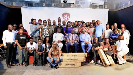 Ivan Quashigah Donates Tripods 3